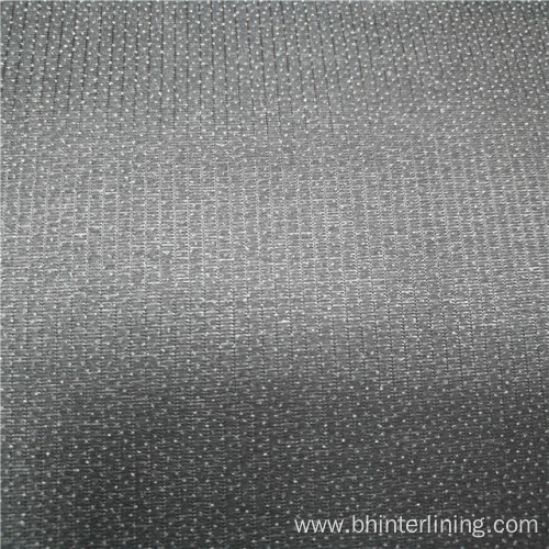 Polyester tricot knitted woven interlining for thin fabric